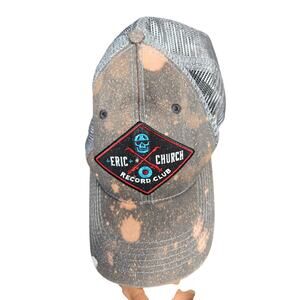Eric Church Hat Cap Snap Back Mesh Trucker Patch Record Club Country Music Mens